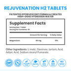 Rejuvenation unflavoured ingredients: 80mg magnesium per tablet